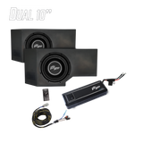 UTV Stereo Can-Am Defender HD11 1000W Dual 10-Inch Subwoofer Kit