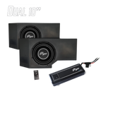 UTV Stereo Can-Am Defender HD11 1000W Dual 10-Inch Subwoofer Kit