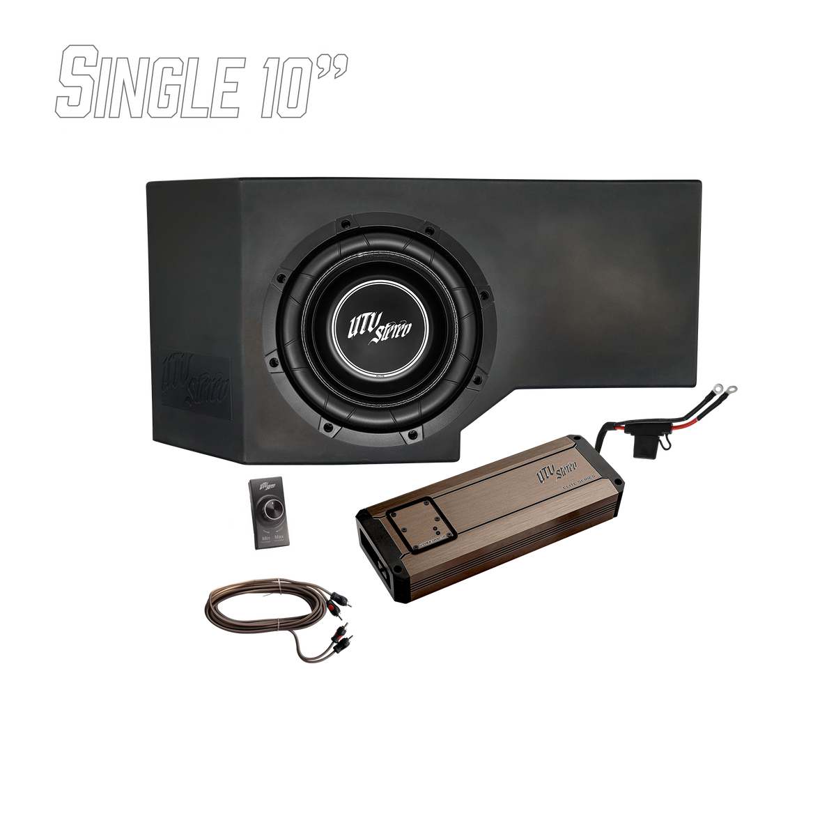 Can-Am® Defender HD11 1200W Single 10" Subwoofer Kit | UTVS-DEF2-1200-1-GO