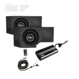 UTV Stereo Can-Am Defender HD11 500W Dual 10-Inch Subwoofer Kit