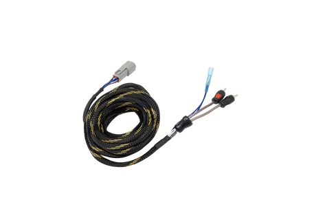 UTV Stereo Defender HD11 BRP GO! Subwoofer RCA Output Harness - 16' | UTVS-DEF2-GO-SUB-OUT-16