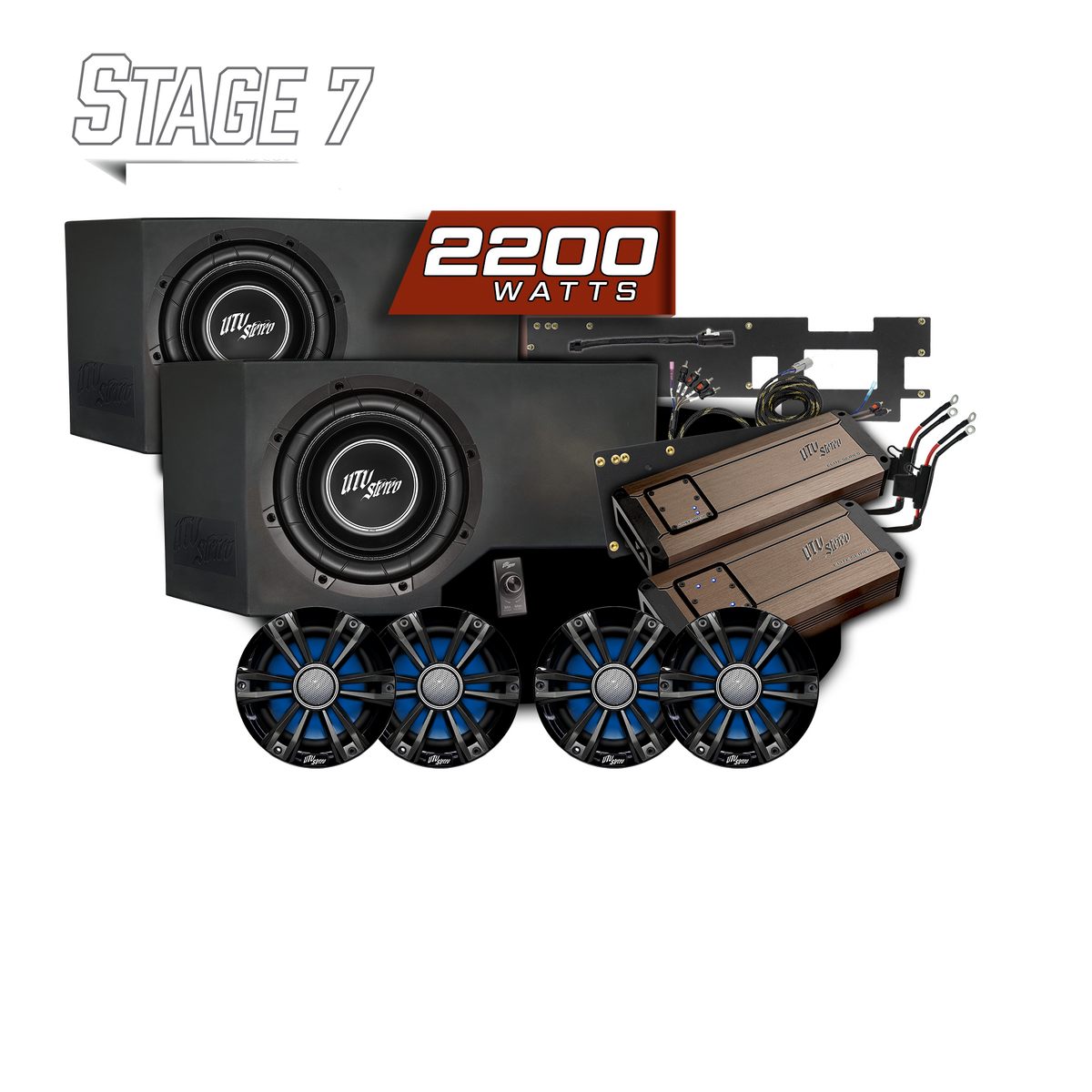 UTV Stereo Can-Am Defender HD11 BRP GO Stage 7 Stereo Kit