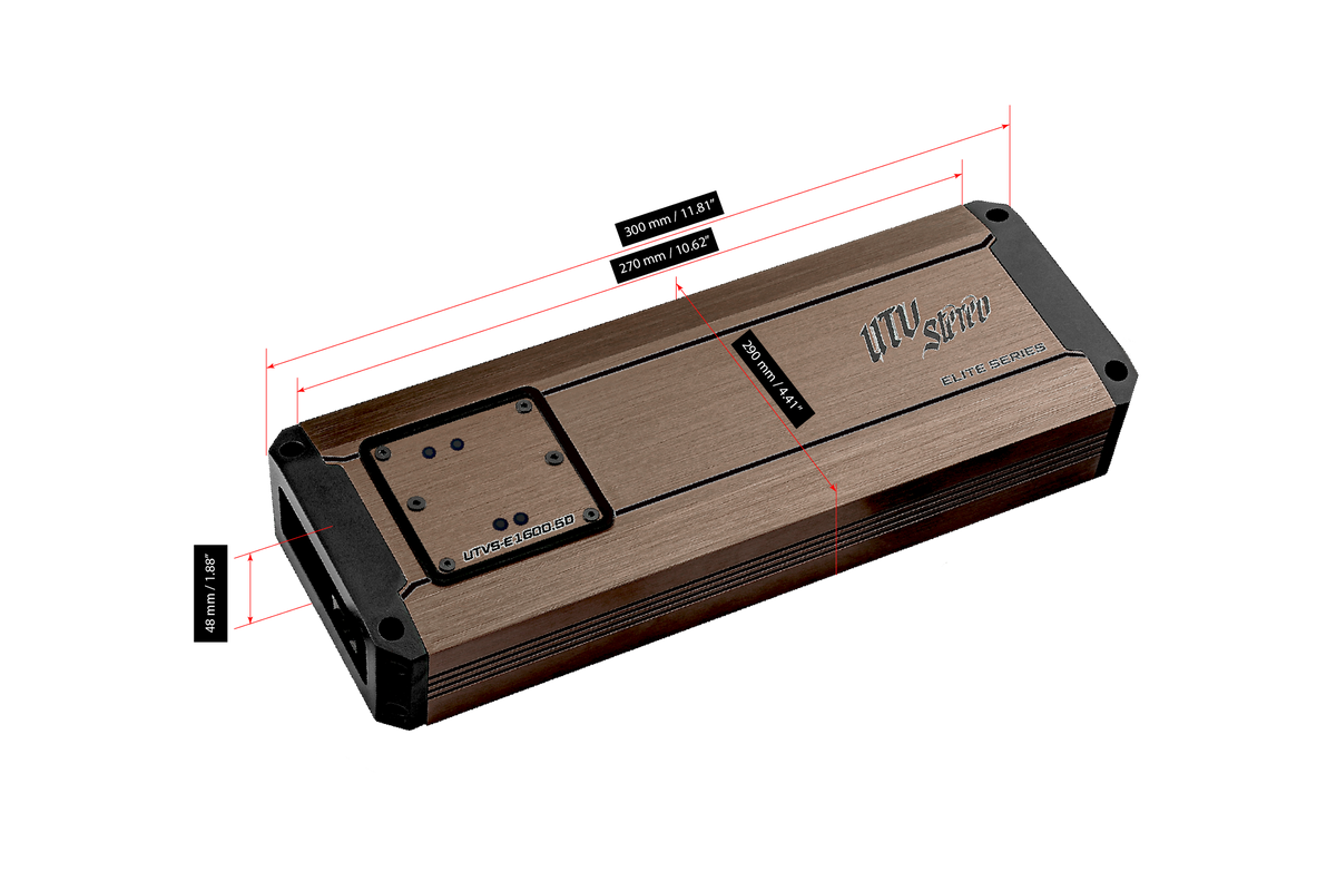 UTV Stereo Elite Series 1600W 5-Channel Amplifier