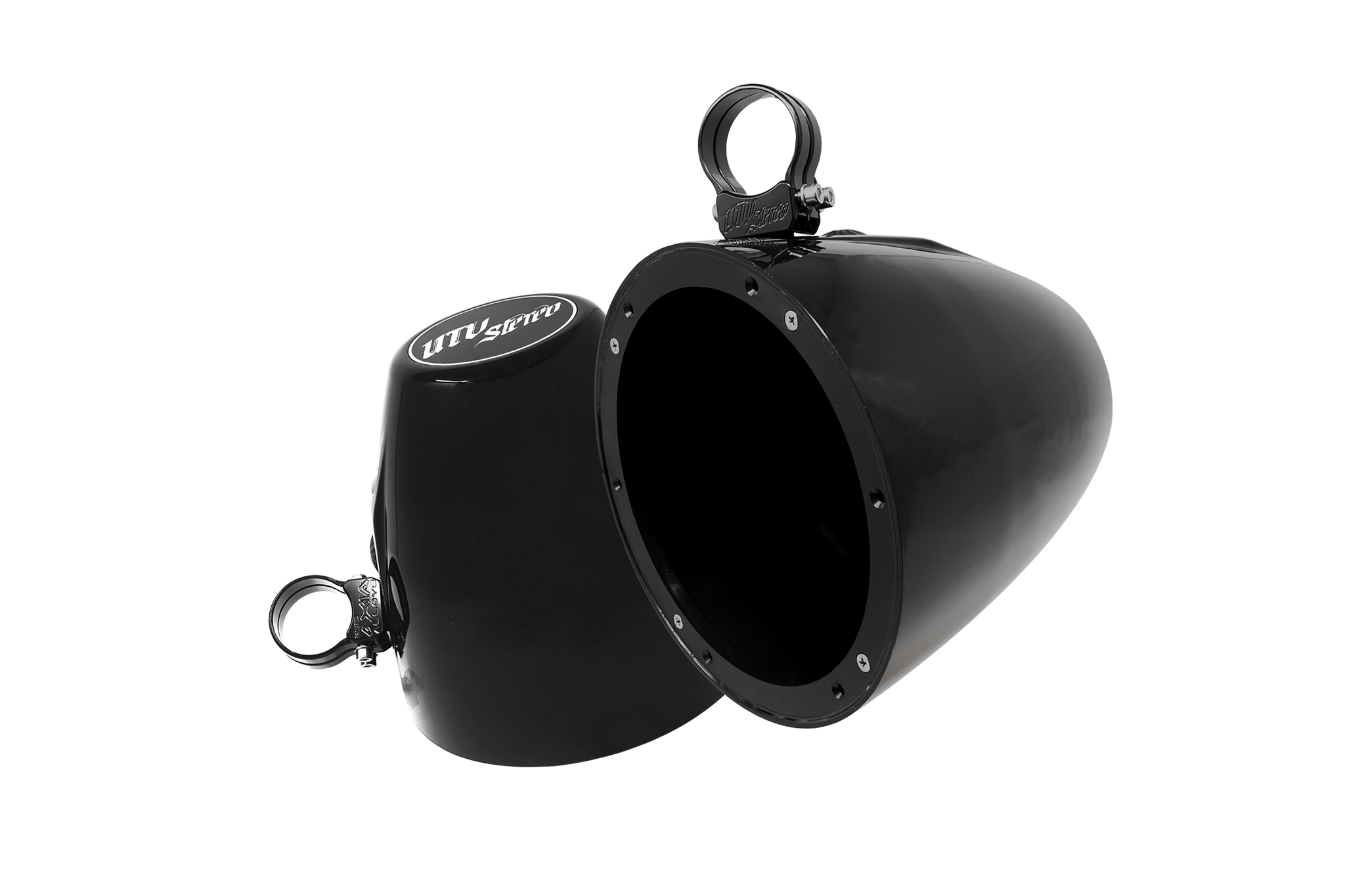Photo of 8" Cage Mount Pods - Unloaded (Pair) | UTVS-ECP8 by UTV Stereo - Premium 8in Powersports Speaker Enclosures for UTVs / Side by Sides