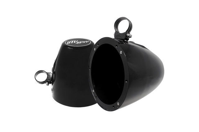 Photo of 8" Cage Mount Pods - Unloaded (Pair) | UTVS-ECP8 by UTV Stereo - Premium 8in Powersports Speaker Enclosures for UTVs / Side by Sides