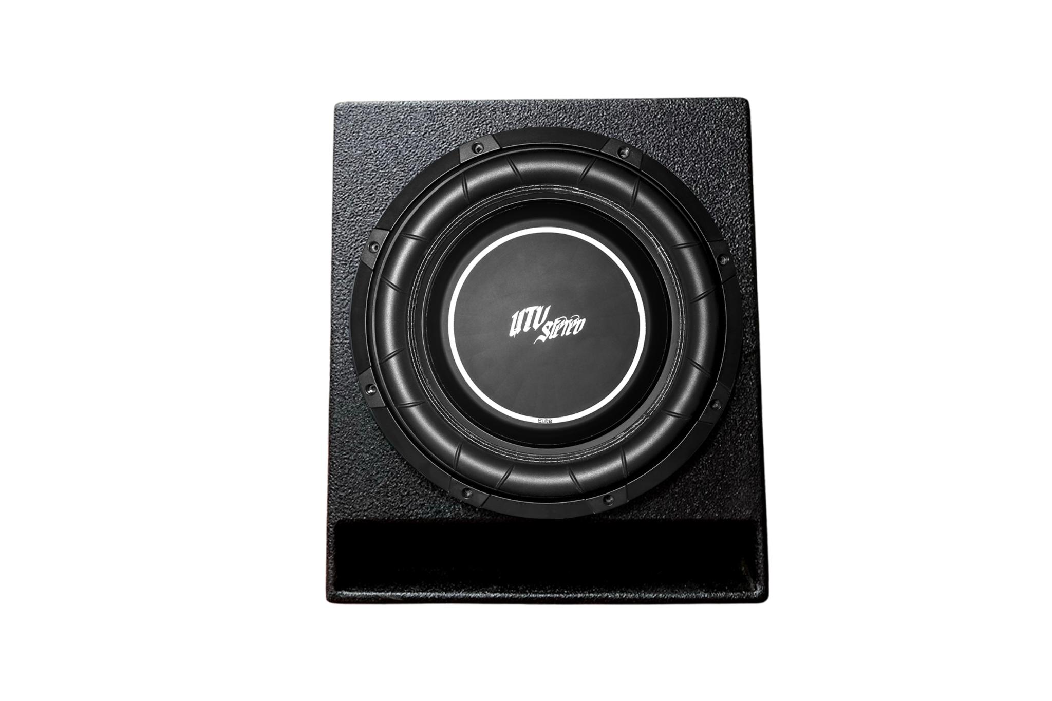 Photo of Vented 15" Seat Replacement Enclosure & UTVS 15" Elite Series Subwoofer | UTVS-VENC-F15E2 by UTV Stereo - Premium 15" Rear Seat Subwoofer for UTVs / Side by Sides