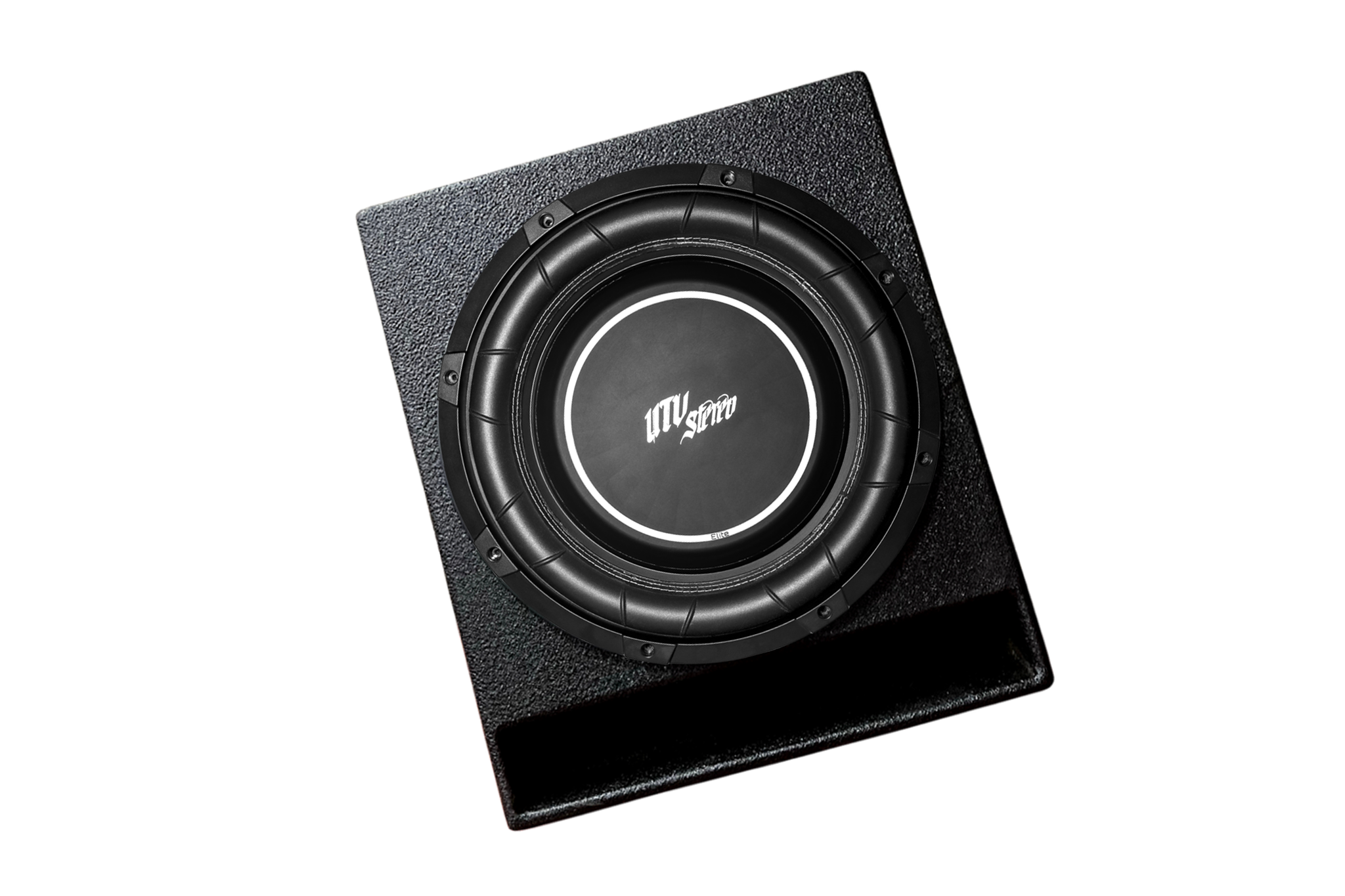 Photo of Vented 15" Seat Replacement Enclosure & UTVS 15" Elite Series Subwoofer | UTVS-VENC-F15E2 by UTV Stereo - Premium 15" Rear Seat Subwoofer for UTVs / Side by Sides