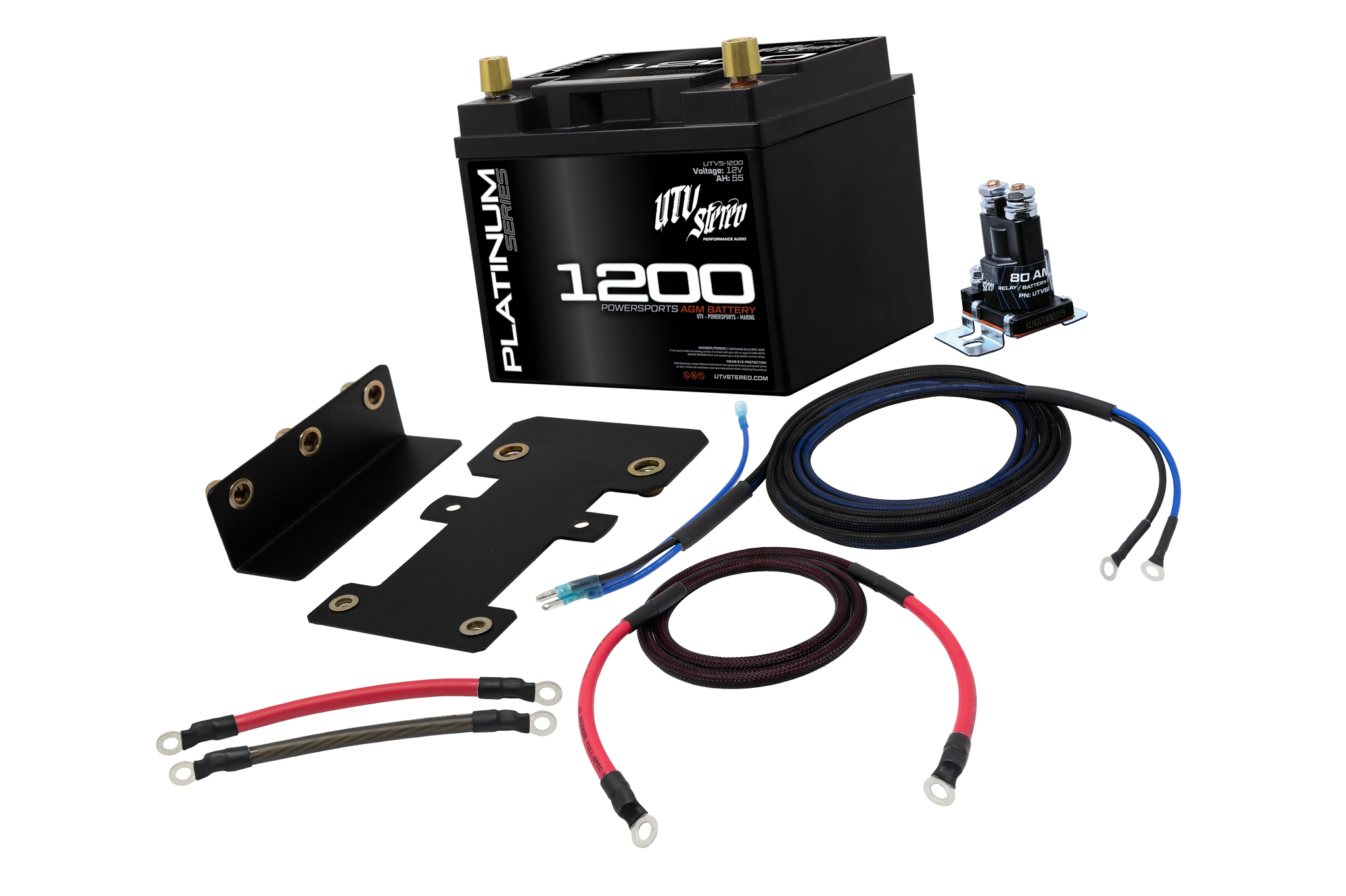 Photo of Kawasaki Teryx H2 2nd Battery Kit | UTVS-H2-2BATT-KIT by UTV Stereo - Premium for UTVs / Side by Sides