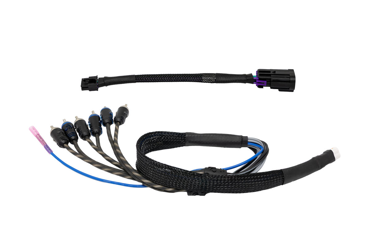 Kawasaki® Teryx H2 Garmin Tread® RCA Output Kit - 6 CH w/ Remote | UTVS-H2-GRM-RCA-OUT-KIT