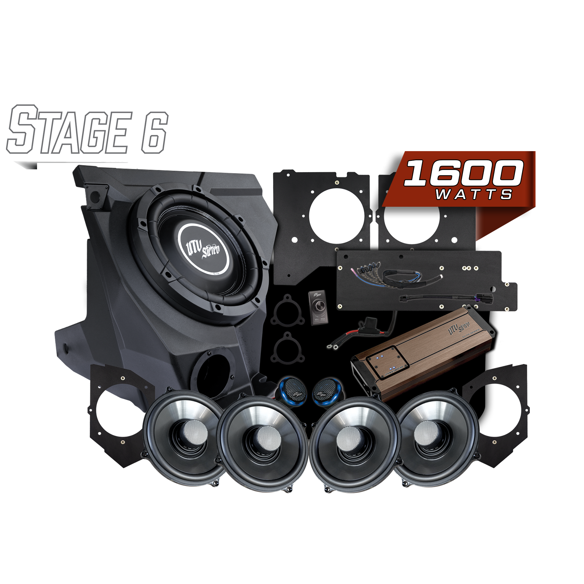 Photo of KAWASAKI® TERYX H2 GARMIN TREAD® Signature Stage 6 Stereo Kit | UTVS-H2-GRM-S6 by UTV Stereo - Premium for UTVs / Side by Sides