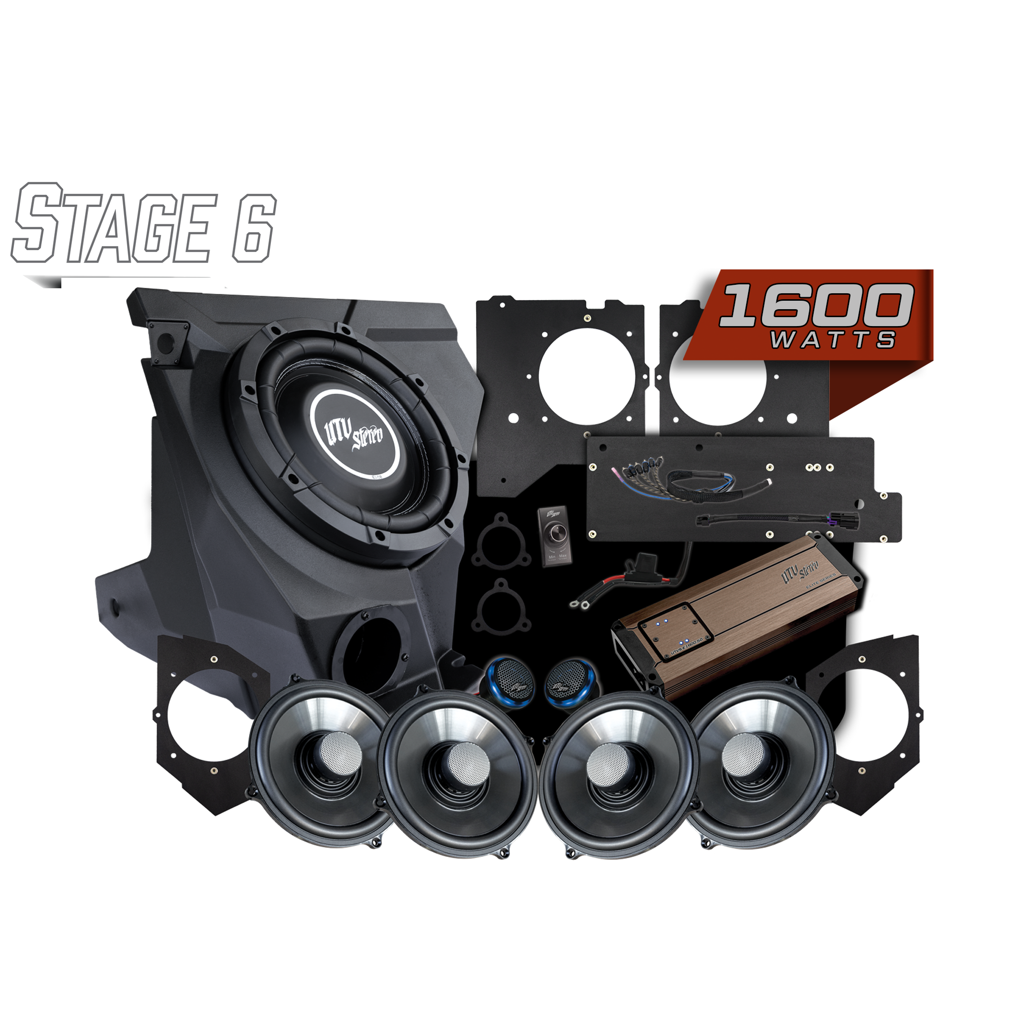 Photo of KAWASAKI® TERYX H2 GARMIN TREAD® Signature Stage 6 Stereo Kit | UTVS-H2-GRM-S6 by UTV Stereo - Premium for UTVs / Side by Sides