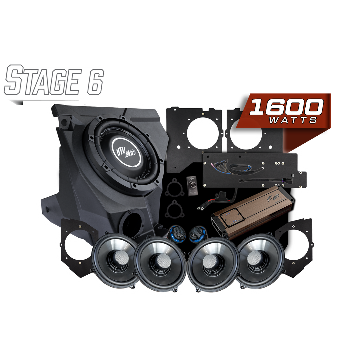 Kawasaki Teryx H2 Garmin Tread Elite Stage 6 Stereo Kit | UTVS-H2-S6-GRM