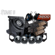 UTV Stereo Kawasaki Teryx H2 Garmin Tread Elite Stage 8 stereo kit