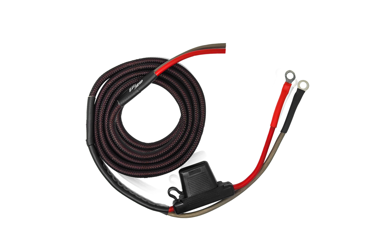 UTV Stereo 147" 80A Fused Amplifier Power Harness