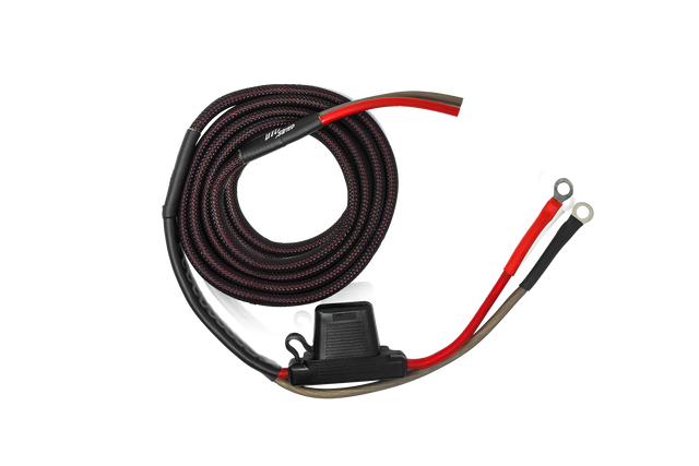 Photo of 147" Amp Power Harness - 80 Amp Fused | UTVS-HRN-AMP-PWR-147 by UTV Stereo - Premium 147" Amplifier Harness For Polaris RZR and Can-Am Defender for UTVs / Side by Sides