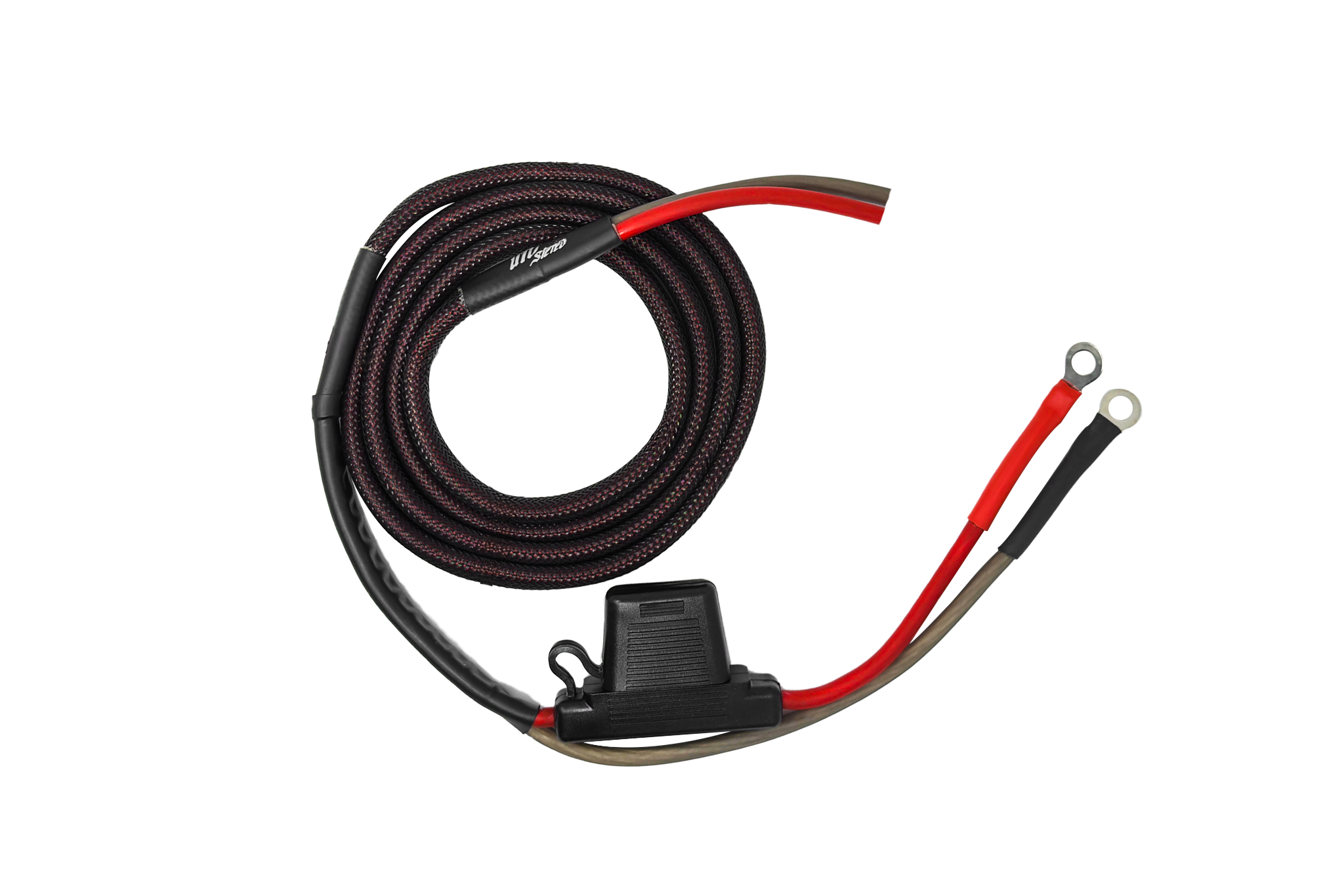 Photo of 86" Power Harness for Amplifier Installation - 80Amp Fused | UTVS-HRN-AMP-PWR-86 by UTV Stereo - Premium Amp Harness For Can-Am X3 and RZR Pro Series for UTVs / Side by Sides