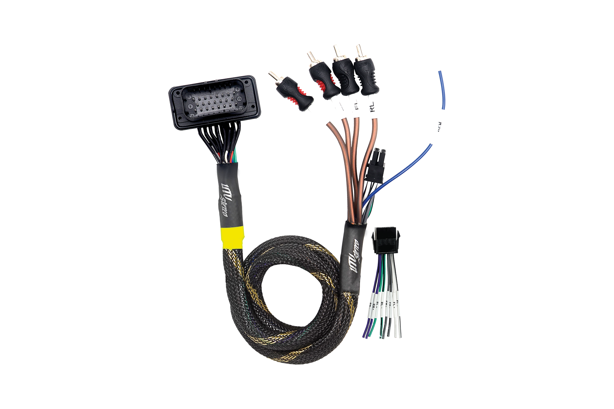 Photo of JBL® RCA Output Harness | UTVS-JBL-RC-RCA-OUT by UTV Stereo - Premium JBL Harness for UTVs / Side by Sides