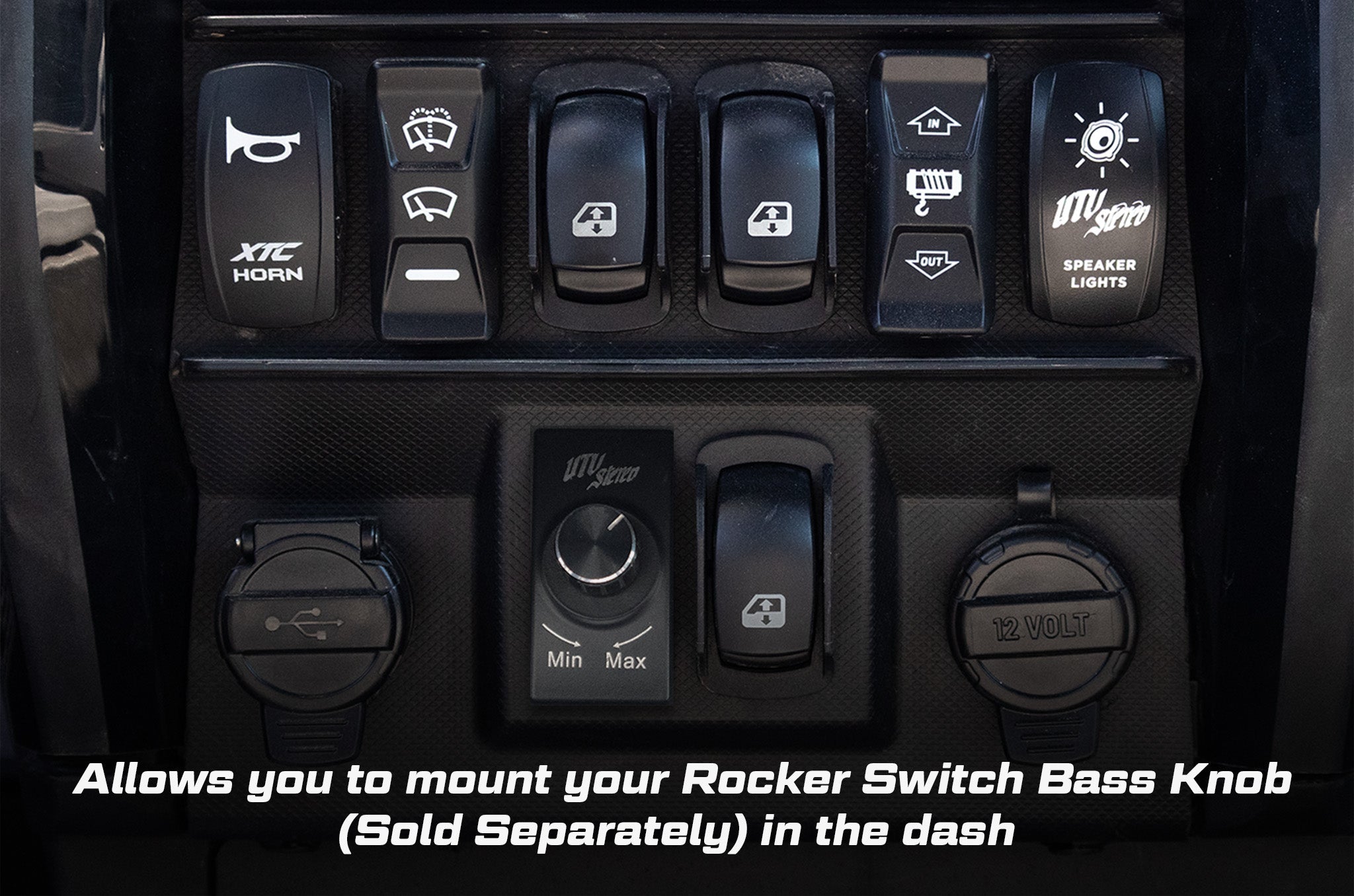 Photo of Polaris® Ranger 1500 Rocker Bass Knob Adapter Cable | UTVS-JBL-RC-OUT-TO-RKR-BASS by UTV Stereo - Premium RZR Ride Command Subwoofer Harness for UTVs / Side by Sides