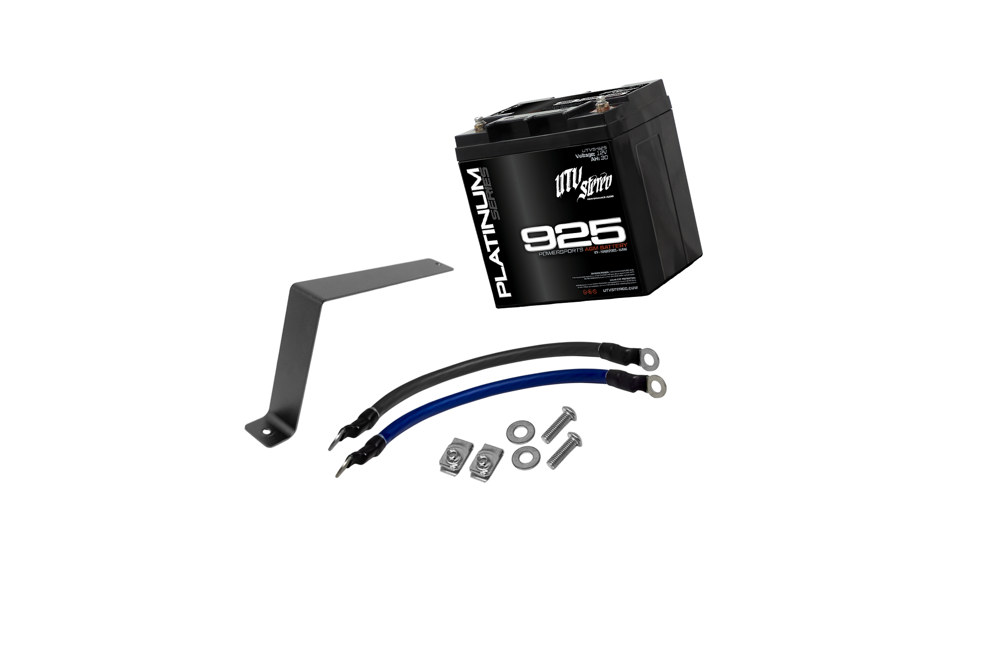 Photo of RZR® Pro Series 2nd Battery Kit (2-Seat Models) | UTVS-PRO-2BATT-KIT-2 by UTV Stereo - Premium Powersports AGM Battery for UTVs / Side by Sides