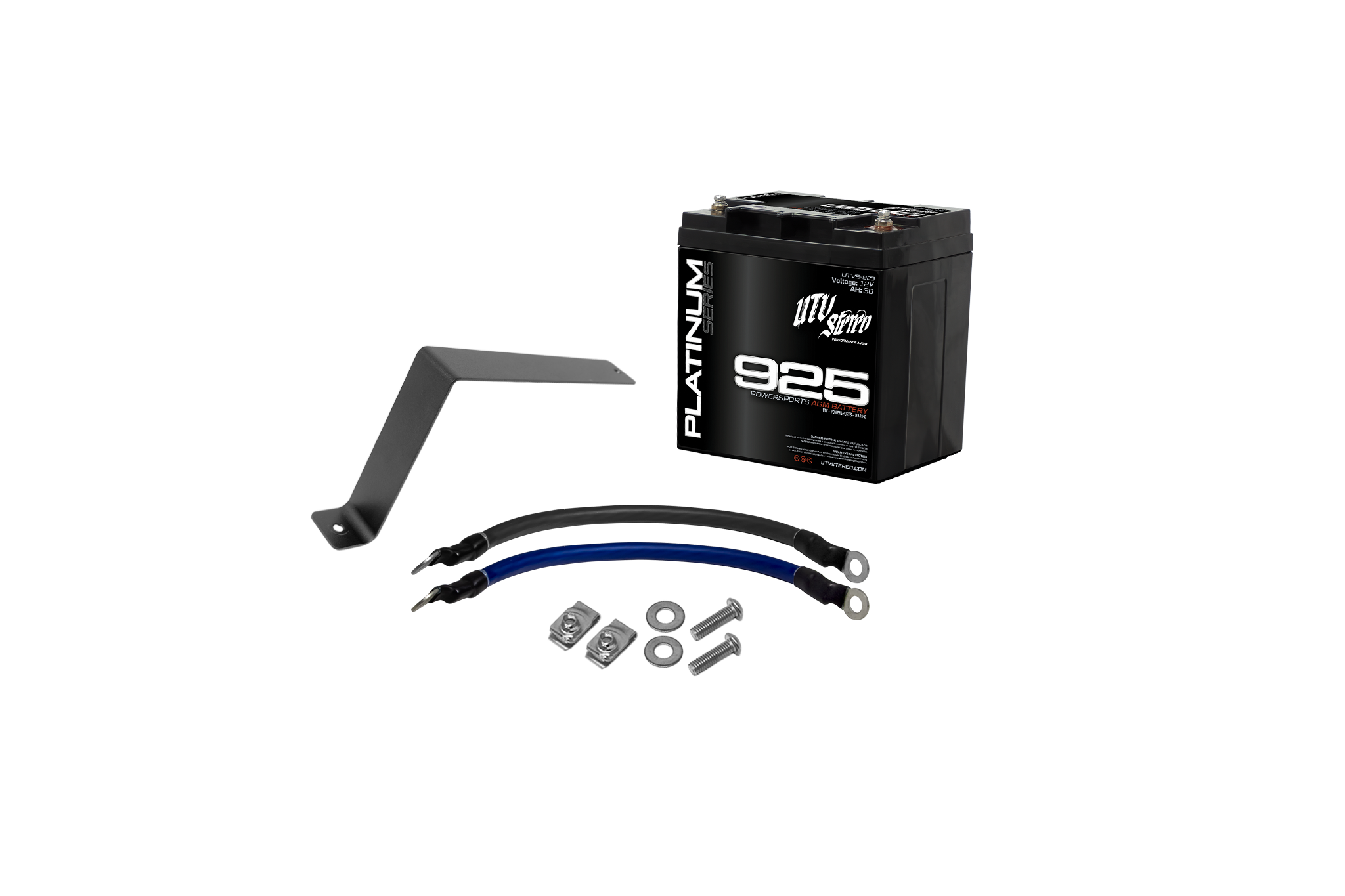 Photo of RZR® Pro Series 2nd Battery Kit (2-Seat Models) | UTVS-PRO-2BATT-KIT-2 by UTV Stereo - Premium Powersports AGM Battery for UTVs / Side by Sides