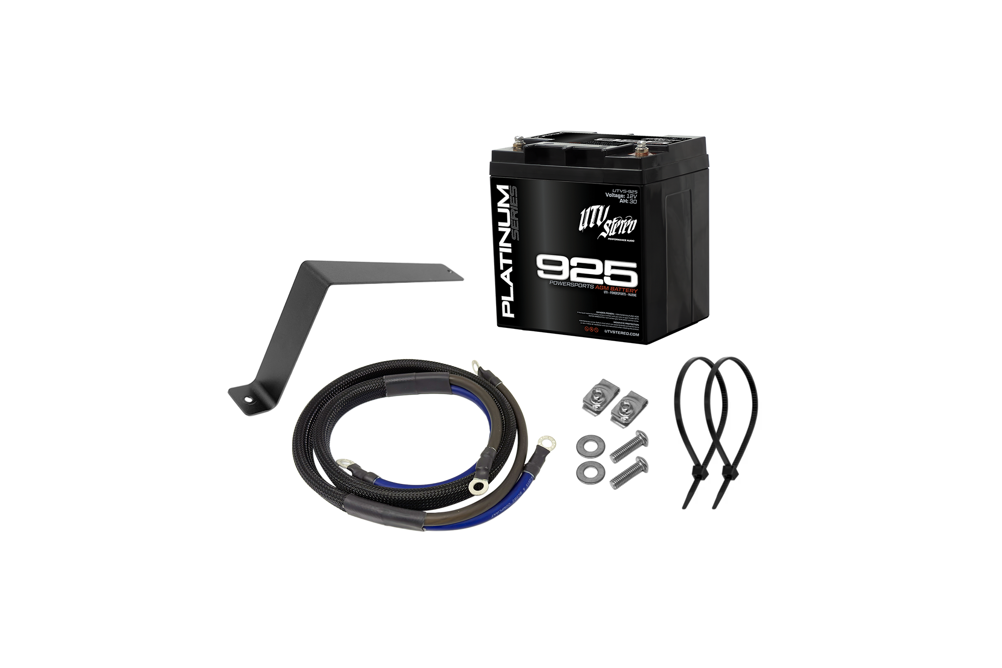 Photo of RZR® Pro Series 2nd Battery Kit (4-Seat Models) | UTVS-PRO-2BATT-KIT-4 by UTV Stereo - Premium Powersports AGM Battery for UTVs / Side by Sides