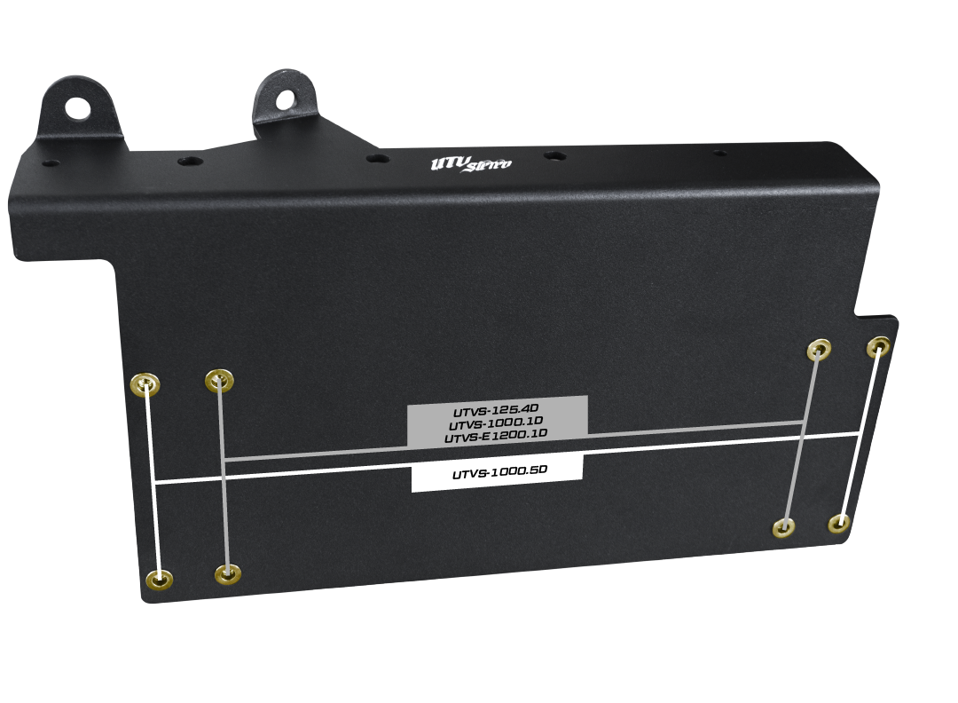 Photo of RZR® Pro Series -Center- Amplifier Mount | UTVS-PRO-AMPMT-CNT by UTV Stereo - Premium 2023 Polaris RZR Amp Mount for UTVs / Side by Sides