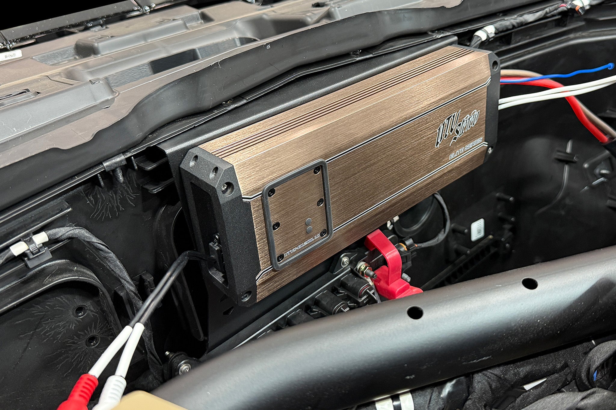 Photo of Polaris® RZR® Pro Series Pulse Bar Amplifier Mount | UTVS-PRO-AMPMT-PB by UTV Stereo - Premium Ranger Overhead Speaker Adapter for UTVs / Side by Sides