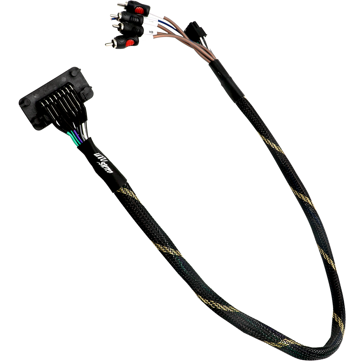 '20-'26 RZR® Pro Series Ride Command Front & Rear RCA Output + Speaker Wire & Remote | UTVS-PRO-RC-RCA-OUT