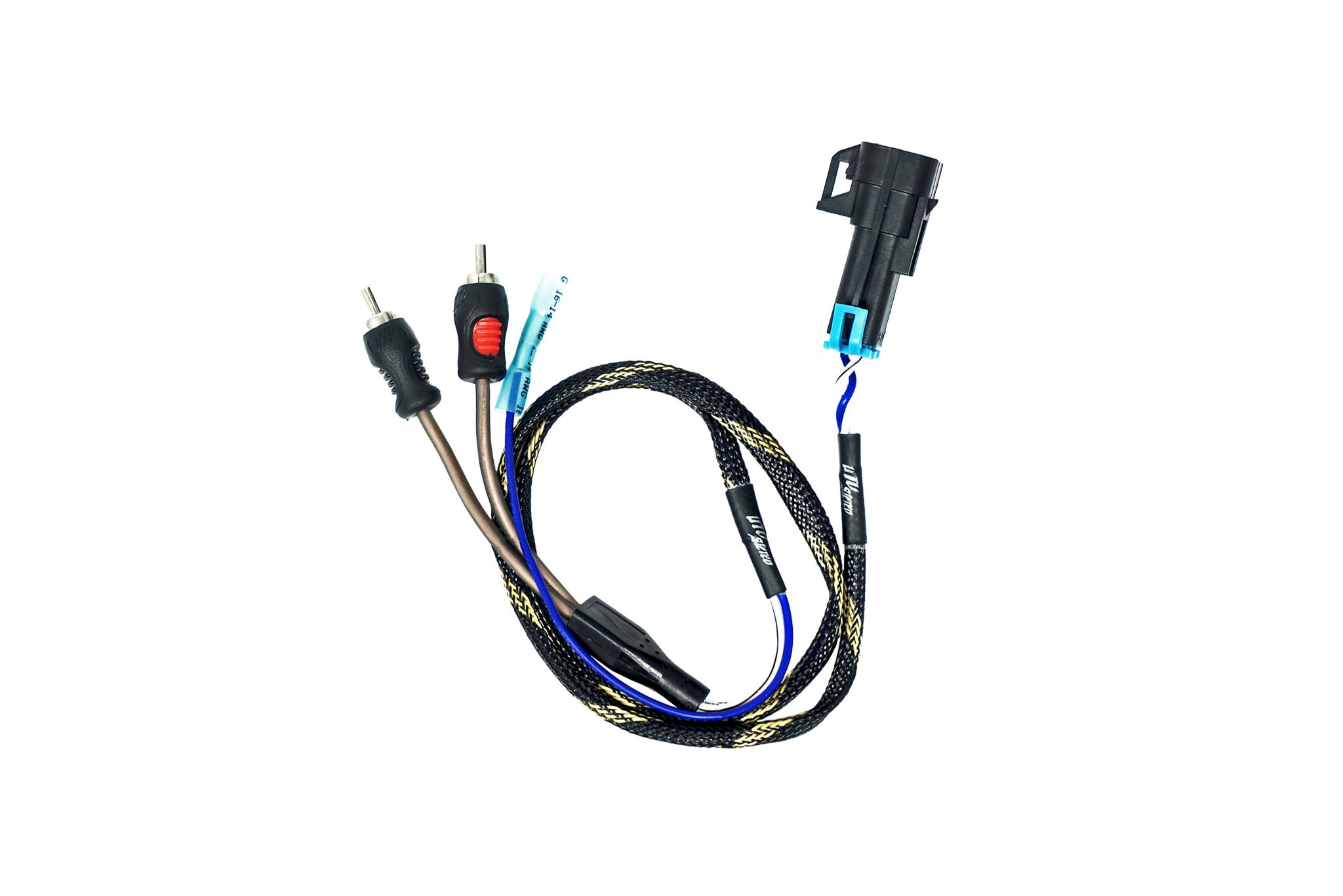 Photo of Polaris® Ranger 1500 Subwoofer RCA Output Harness | UTVS-RNG-RC-SUB-OUT by UTV Stereo - Premium RZR Ride Command Subwoofer Harness for UTVs / Side by Sides