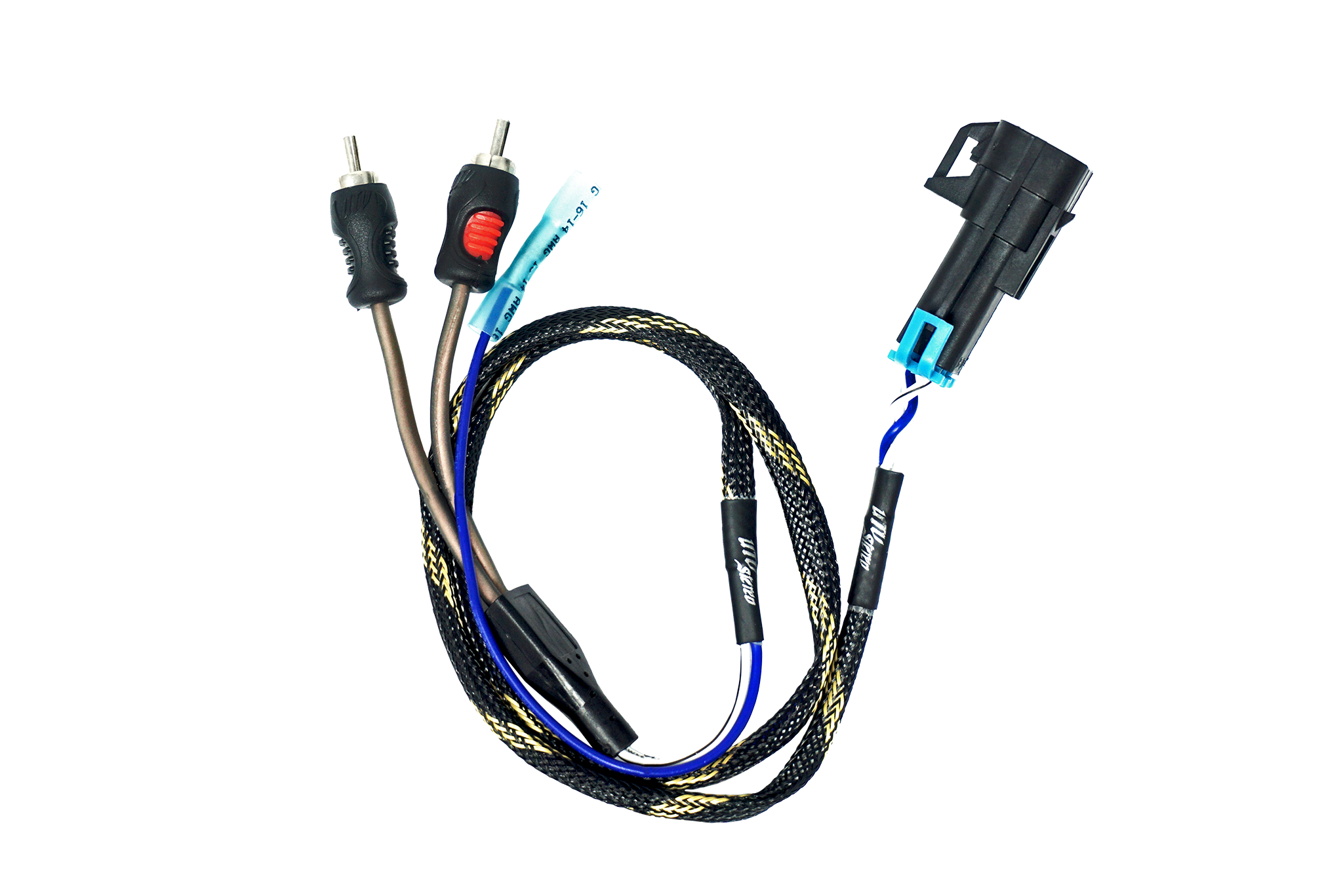 Photo of Polaris® Ranger 1500 Subwoofer RCA Output Harness | UTVS-RNG-RC-SUB-OUT by UTV Stereo - Premium RZR Ride Command Subwoofer Harness for UTVs / Side by Sides