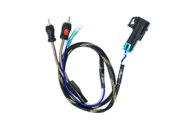 UTV Stereo Polaris Ranger 1500 Ride Command subwoofer RCA output harness