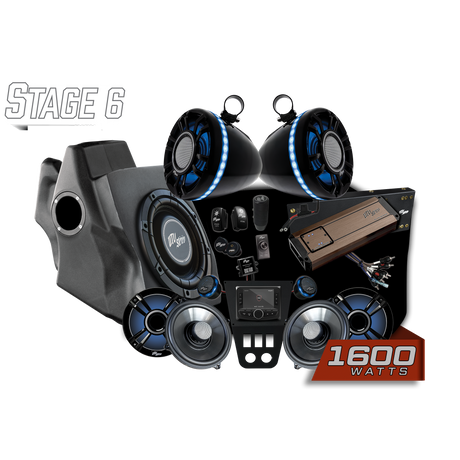 UTV Stereo 2020-2024 Polaris RZR Pro Elite Stage 6 stereo kit