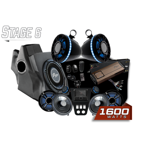 UTV Stereo 2020-2024 Polaris RZR Pro Elite Stage 6 stereo kit