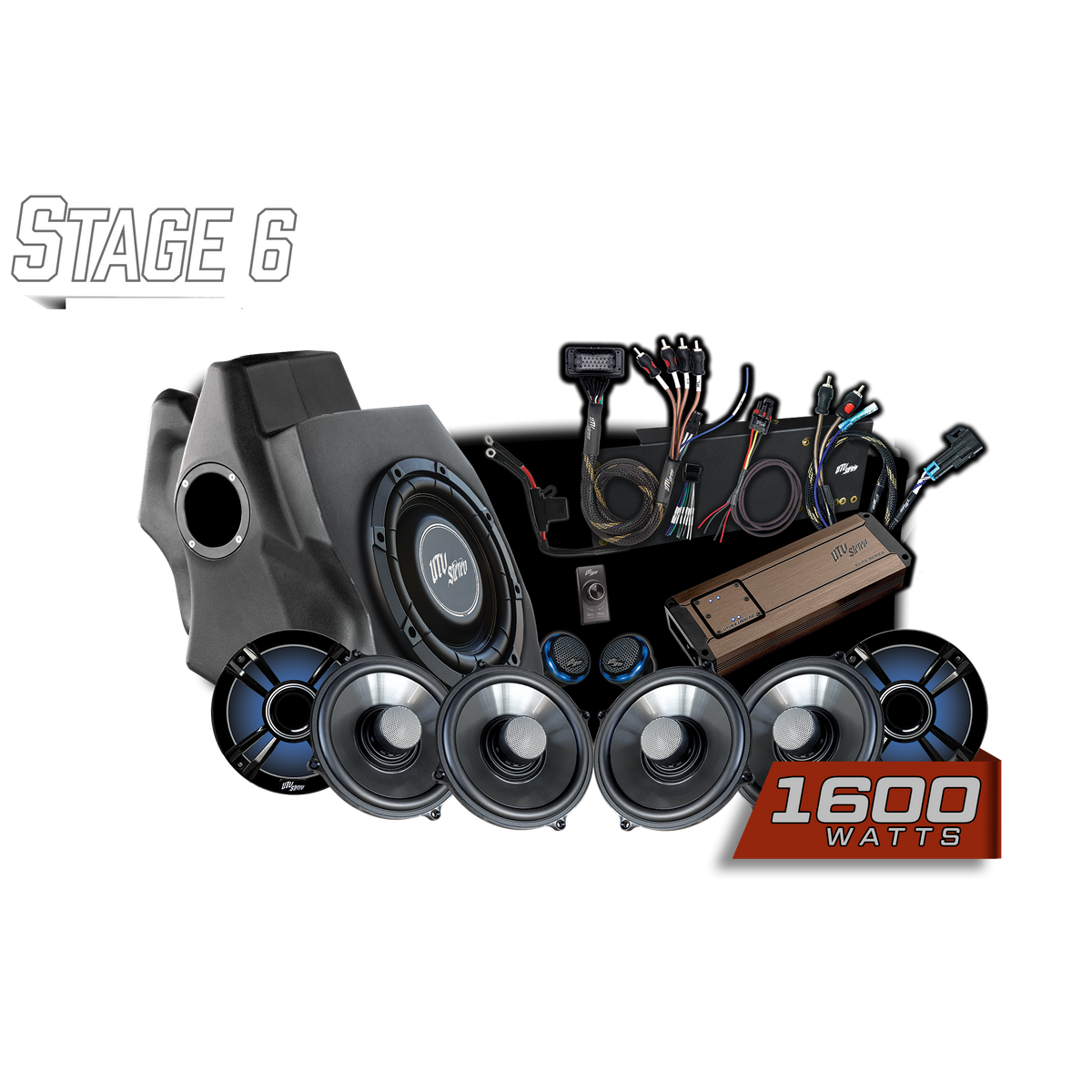 '20-'24 RZR® Pro Series Ride Command® Stage 6 Stereo Kit | UTVS-PRO-S6-RC