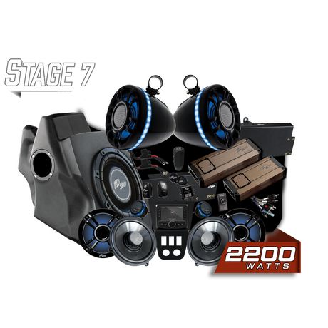 UTV Stereo 2020-2024 Polaris RZR Pro Elite Stage 7 stereo kit