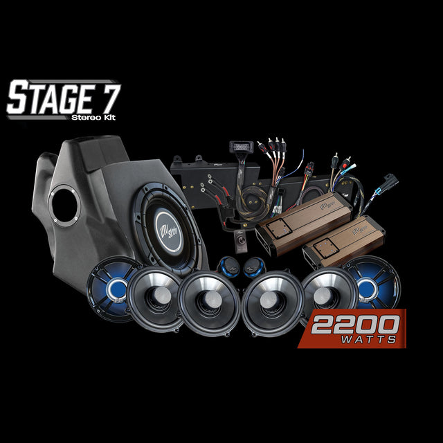 Photo of RZR® Pro Series Ride Command® Stage 7 Stereo Kit | UTVS-PRO-S7-RC by UTV Stereo - Premium Polaris RZR Stage Kit for UTVs / Side by Sides