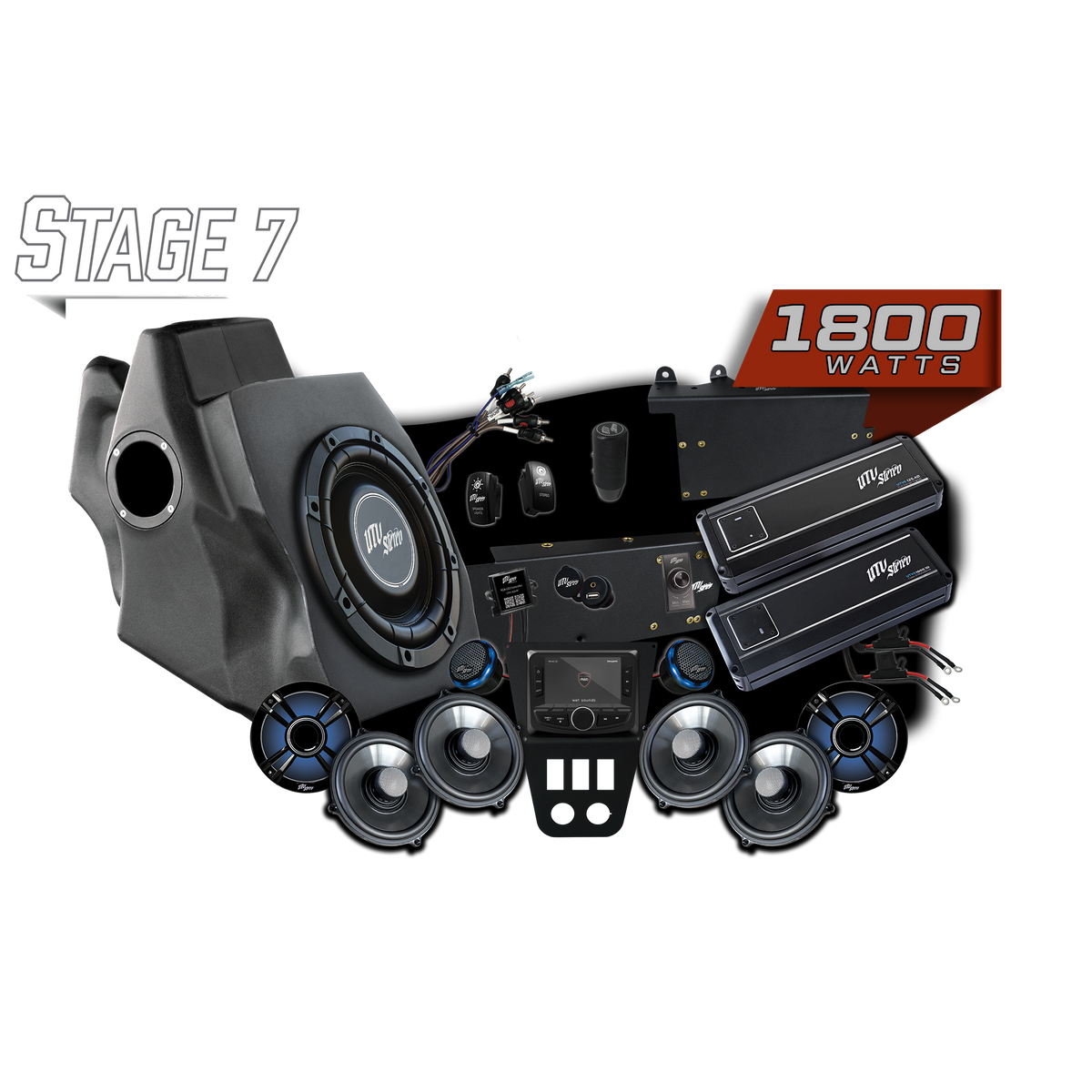 UTV Stereo 2020-2024 RZR Pro Signature Stage 7 Stereo Kit