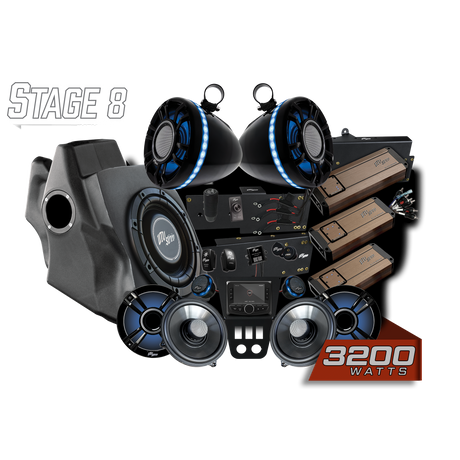 UTV Stereo 2020-2024 Polaris RZR Pro Elite Stage 8 stereo kit