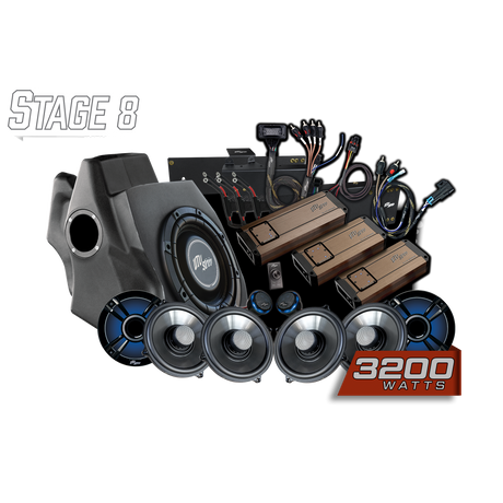UTV Stereo 2020-2024 RZR Pro Ride Command Stage 8 stereo kit