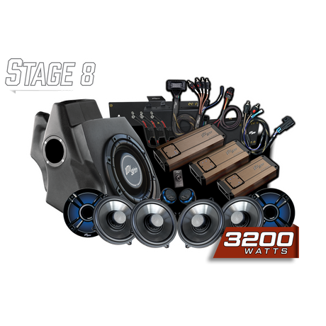 UTV Stereo 2020-2024 RZR Pro Ride Command Stage 8 stereo kit