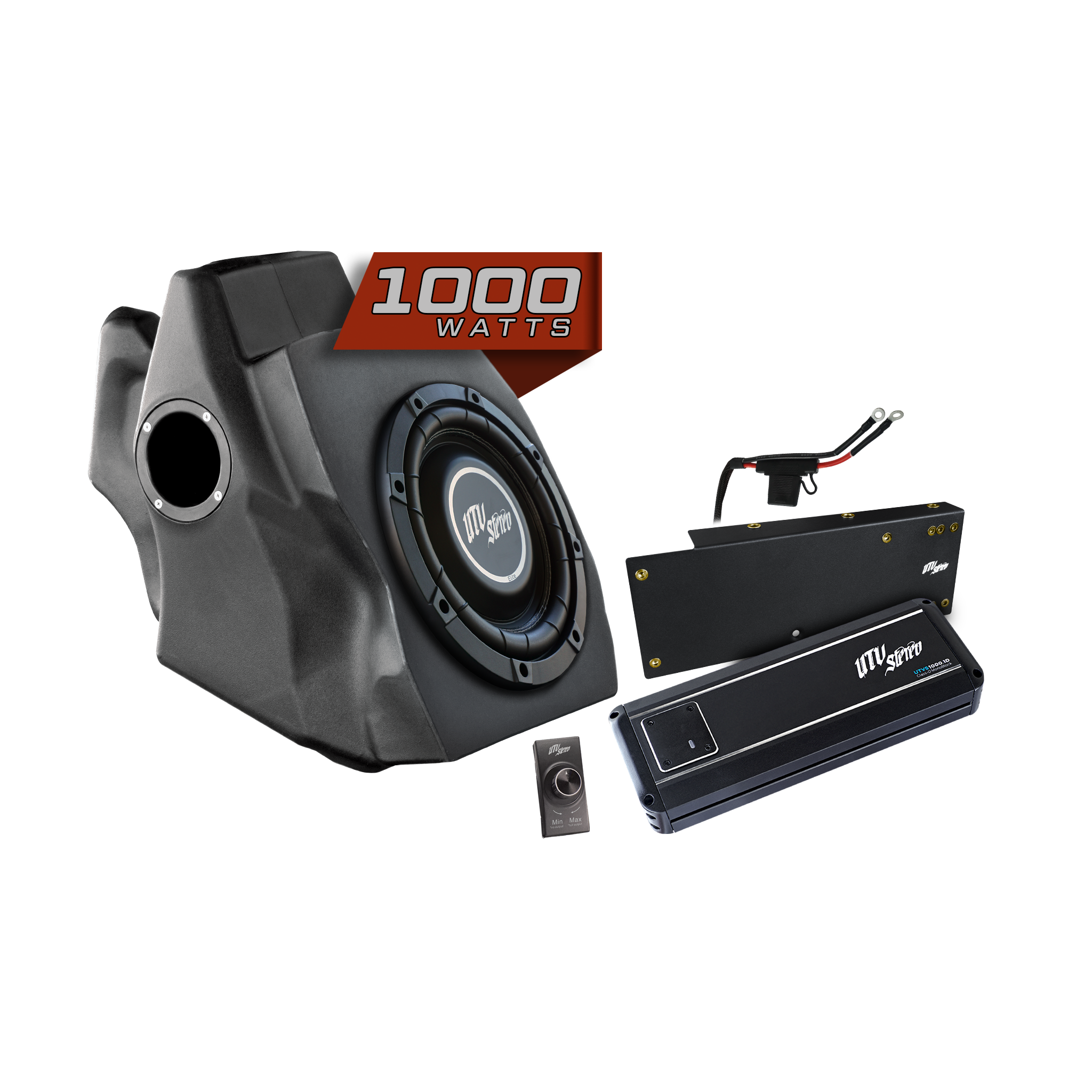 Photo of RZR® Pro Series 1000W Subwoofer Kit Subwoofer Kit | UTVS-PRO-SUB-1000-1 by UTV Stereo - Premium RZR Pro Series Subwoofer Kit for UTVs / Side by Sides