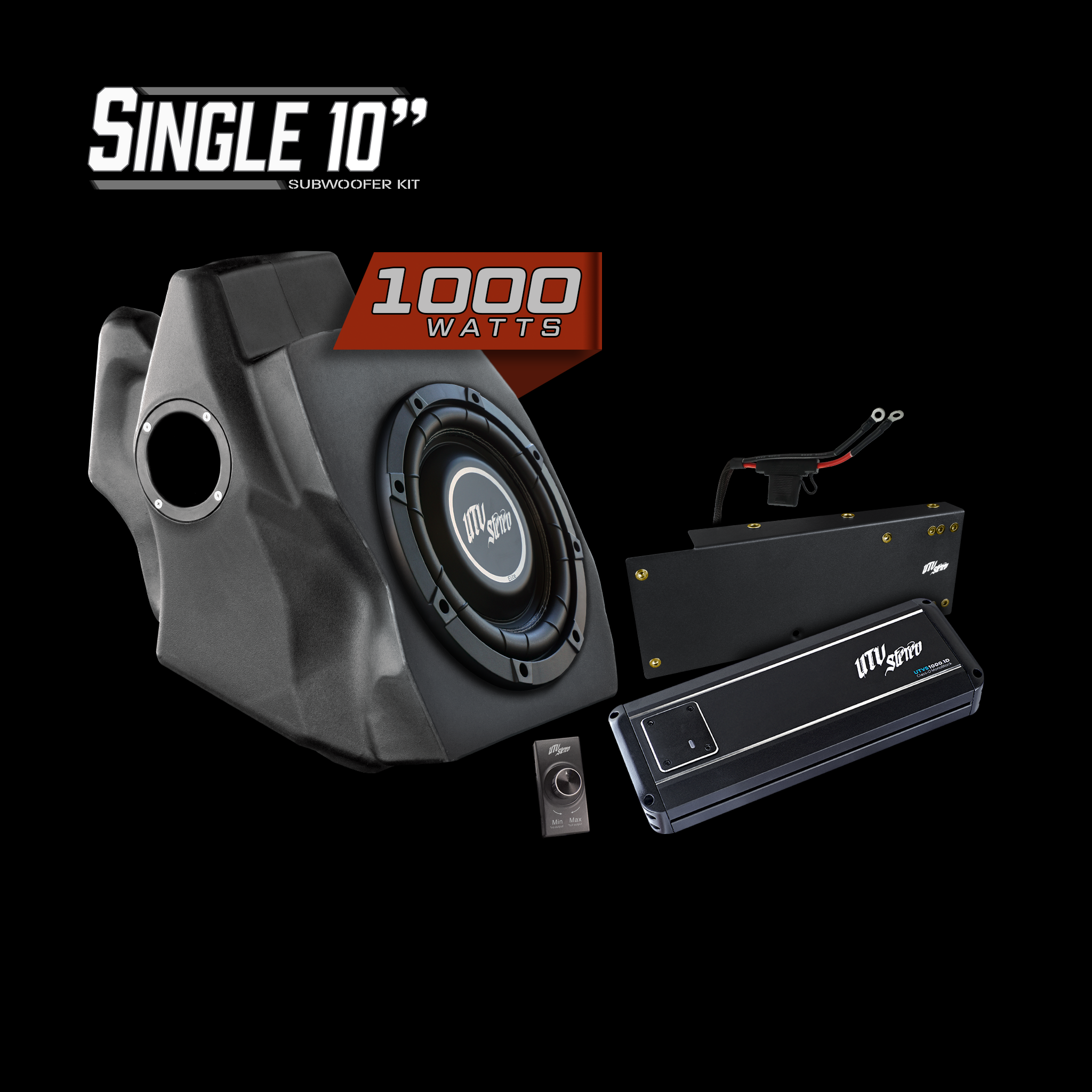 UTV Stereo - '20-'24 RZR Pro Series 1000W Subwoofer | UTVS-PRO-SUB-1000-1