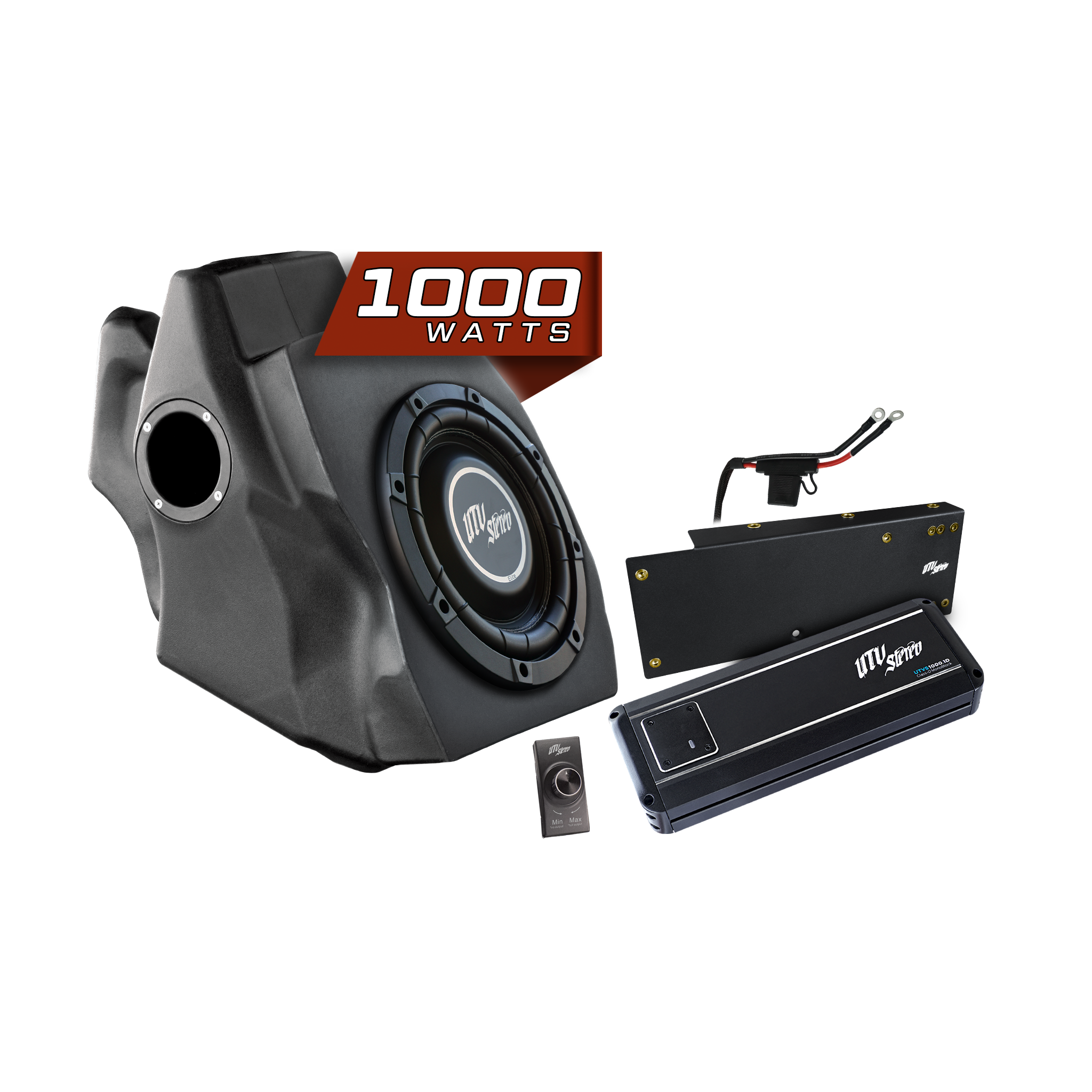 Photo of RZR® Pro Series 1000W Subwoofer Kit Subwoofer Kit | UTVS-PRO-SUB-1000-1 by UTV Stereo - Premium RZR Pro Series Subwoofer Kit for UTVs / Side by Sides