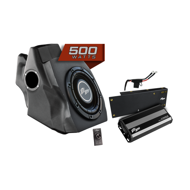 Photo of RZR® Pro Series 500W Subwoofer Kit Subwoofer Kit | UTVS-PRO-SUB-500-1 by UTV Stereo - Premium RZR Pro Series Subwoofer Kit for UTVs / Side by Sides