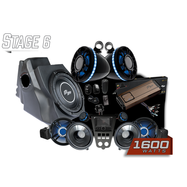 Photo of 2025+ RZR® Pro Series Elite Stage 6 Stereo Kit | UTVS-PRO2-S6-E by UTV Stereo - Premium Polaris RZR Stage Kit for UTVs / Side by Sides
