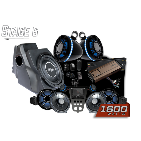 UTV Stereo 2025-2026 Polaris RZR Pro Elite Stage 6 stereo kit
