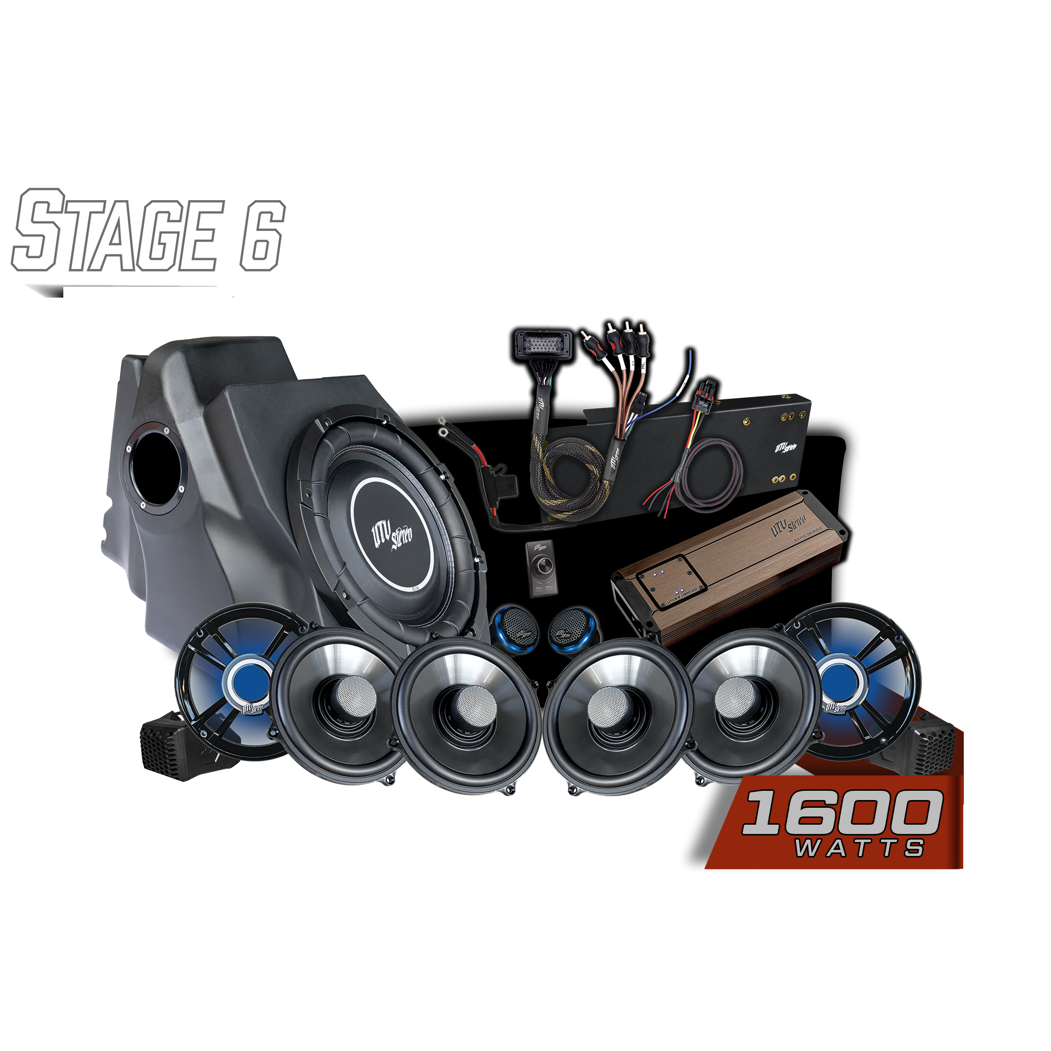 Photo of 2025+ RZR® Pro Series Ride Command® Stage 6 Stereo Kit | UTVS-PRO2-S6-RC by UTV Stereo - Premium Polaris RZR Stage Kit for UTVs / Side by Sides