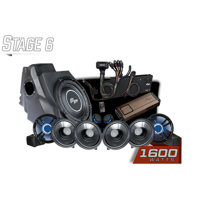 Photo of 2025+ RZR® Pro Series Ride Command® Stage 6 Stereo Kit | UTVS-PRO2-S6-RC by UTV Stereo - Premium Polaris RZR Stage Kit for UTVs / Side by Sides