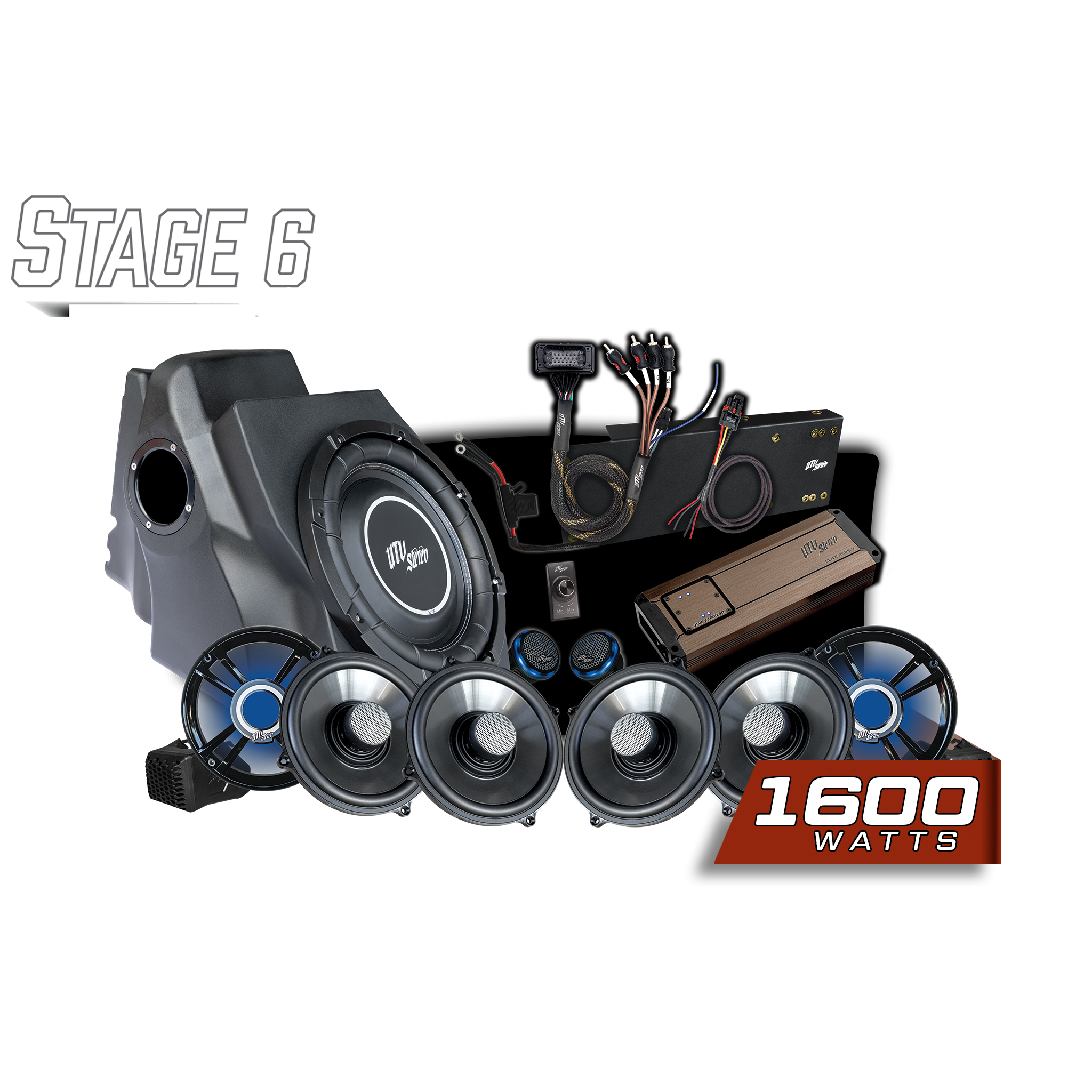 Photo of 2025+ RZR® Pro Series Ride Command® Stage 6 Stereo Kit | UTVS-PRO2-S6-RC by UTV Stereo - Premium Polaris RZR Stage Kit for UTVs / Side by Sides