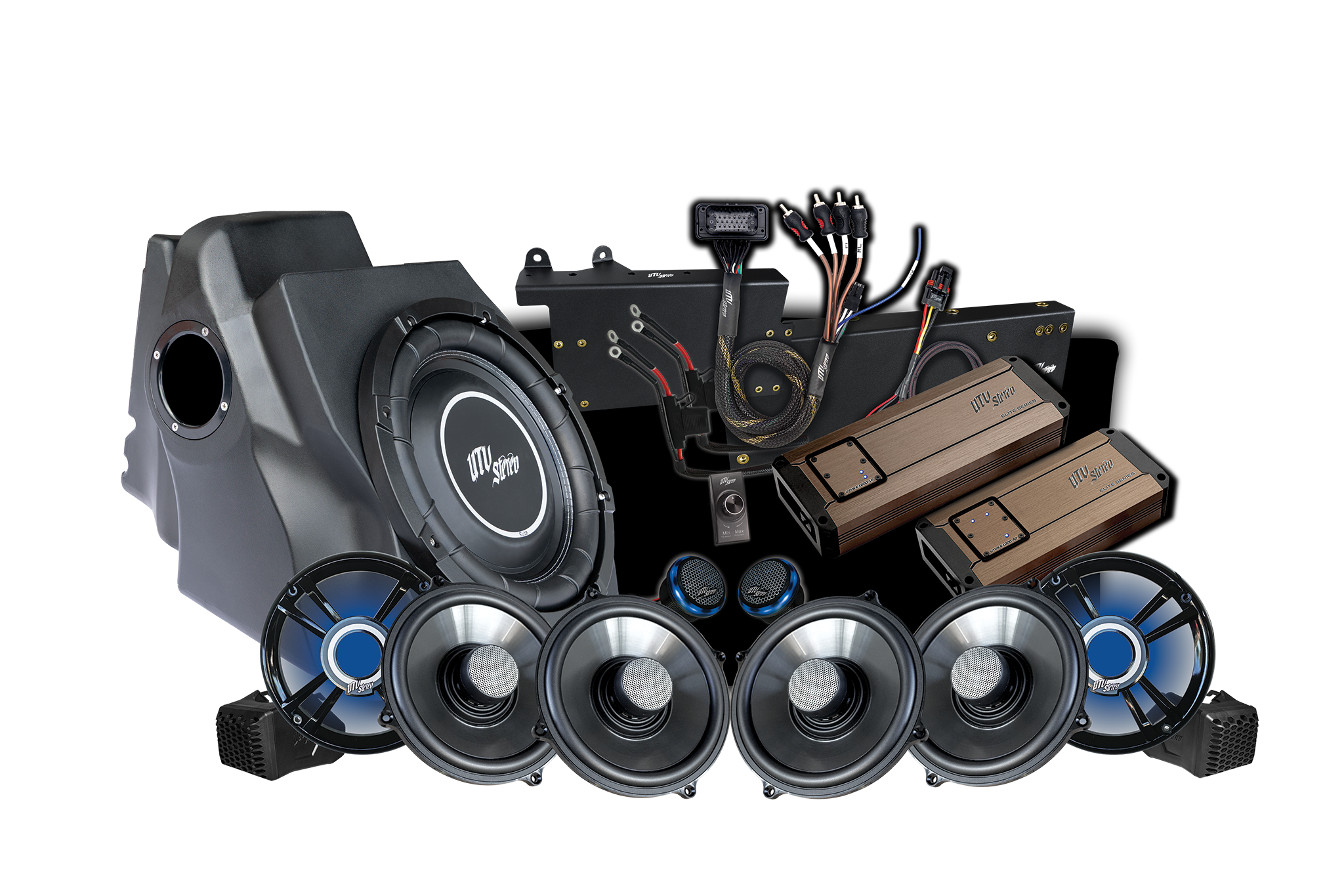 Photo of 2025+ RZR® Pro Series Ride Command® Stage 7 Stereo Kit | UTVS-PRO2-S7-RC by UTV Stereo - Premium Polaris RZR Stage Kit for UTVs / Side by Sides